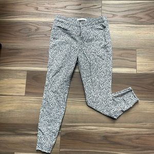 Black and white cheeta print jeans- Ella Moss. Size 28.
